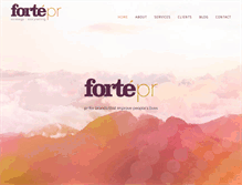 Tablet Screenshot of forteprlv.com